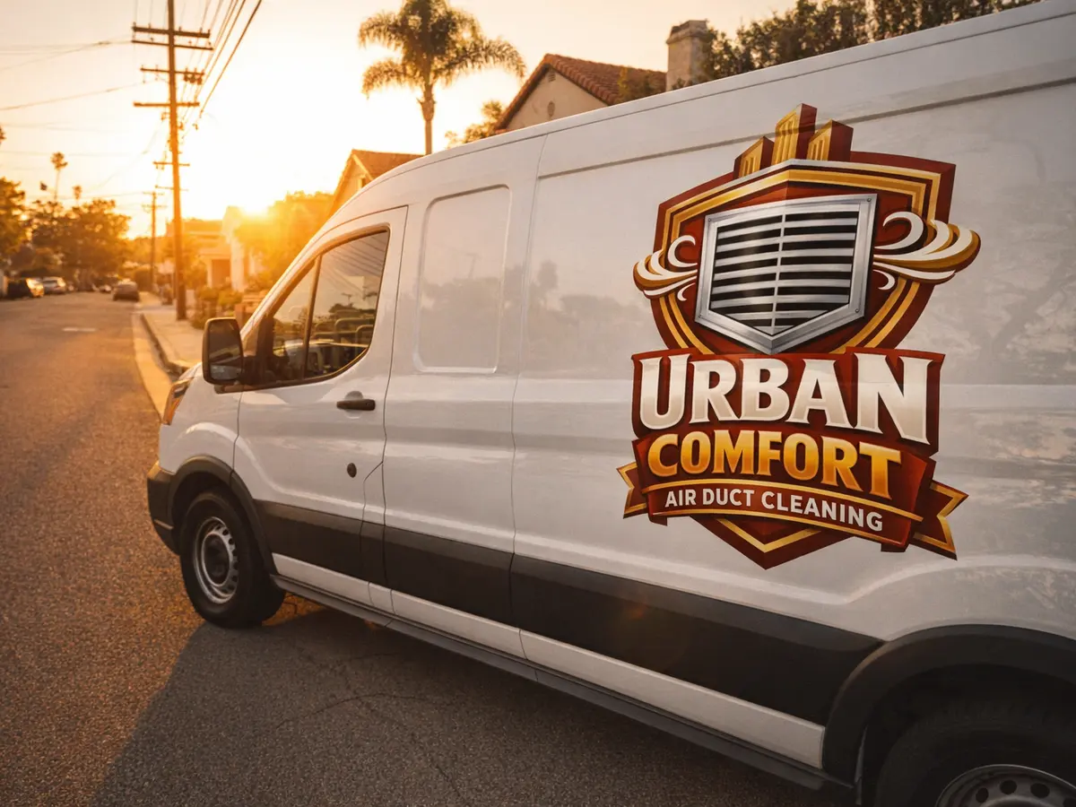 Service van arriving on a Santa Barbara, CA street — local same-day coverage